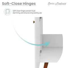Swiss Madison Manoir 24" Bathroom Vanity in White - SM-BV620 - The Home Selection