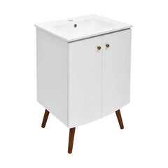 Swiss Madison Manoir 24" Bathroom Vanity in White - SM-BV620 - The Home Selection