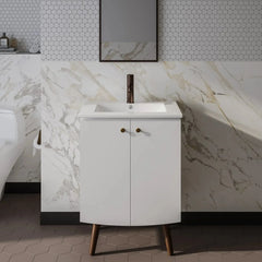 Swiss Madison Manoir 24" Bathroom Vanity in White - SM-BV620 - The Home Selection