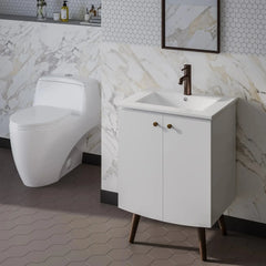 Swiss Madison Manoir 24" Bathroom Vanity in White - SM-BV620 - The Home Selection