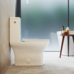 Swiss Madison Monaco Carré One-Piece Square Toilet Touchless Dual-Flush 1.1/1.6 gpf - SM-1T264 - The Home Selection