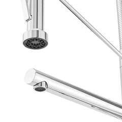 Swiss Madison Novuet Single Handle, Pull-Down Kitchen Faucet with Pot Filler SM-KF74 - The Home Selection