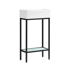Swiss Madison Pierre 19.5 Single, Freestanding, Open Shelf, Metal Frame Bathroom Vanity - SM-BV70 - The Home Selection