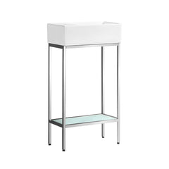 Swiss Madison Pierre 19.5 Single, Freestanding, Open Shelf, Metal Frame Bathroom Vanity - SM-BV70 - The Home Selection