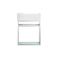 Swiss Madison Pierre 19.5 Single, Metal Frame, Open Shelf, Bathroom Vanity - SM-BV551 - The Home Selection
