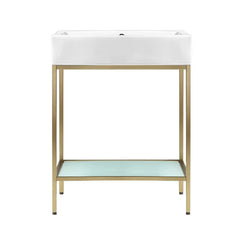 Swiss Madison Pierre 24 Single, Freestanding, Open Shelf, Metal Frame Bathroom Vanity - SM-BV71 - The Home Selection