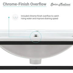 Swiss Madison Pierre 24" Wall-Mounted Bathroom Vanity - SM-BV552 - The Home Selection