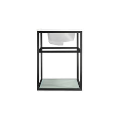 Swiss Madison Pierre 30 Single, Open Shelf, Metal Frame Bathroom Vanity - SM-BV556 - The Home Selection