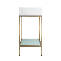Swiss Madison Pierre 40 Single, Freestanding, Open Shelf, Metal Frame Bathroom Vanity - SM-BV73 - The Home Selection