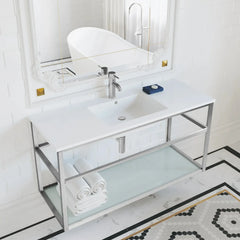 Swiss Madison Pierre 48" Wall-Mounted Bathroom Vanity - SM-BV554 - The Home Selection