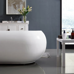 Swiss Madison Plaisir 63" Freestanding Bathtub - SM-FB577 - The Home Selection