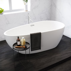 Swiss Madison Plaisir Freestanding Bathtub Faucet in Chrome - SM-FF10C - The Home Selection