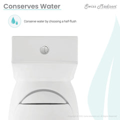 Swiss Madison Plaisir One-Piece Elongated Toilet Dual-Flush 1.1/1.6 gpf - SM-1T660 - The Home Selection