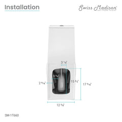 Swiss Madison Plaisir One-Piece Elongated Toilet Dual-Flush 1.1/1.6 gpf - SM-1T660 - The Home Selection