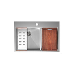Swiss Madison Ravi Dual Basin 33 x 22 Topmount Kitchen Workstation Sink - SM-KT778 - The Home Selection