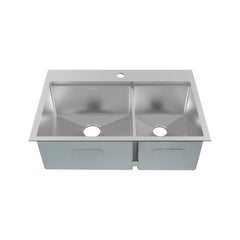 Swiss Madison Ravi Dual Basin 33 x 22 Topmount Kitchen Workstation Sink - SM-KT778 - The Home Selection