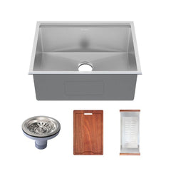 Swiss Madison Rivage 30 x 19 Single Basin Undermount Kitchen Workstation Sink - SM-KU748 - The Home Selection