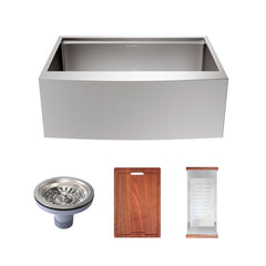 Swiss Madison Rivage 30 x 22 Single Basin Apron Kitchen Workstation Sink - SM-KS779 - The Home Selection