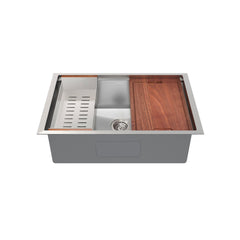 Swiss Madison Rivage 32 x 19 Single Basin Undermount Kitchen Workstation Sink - SM-KU749 - The Home Selection