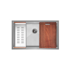 Swiss Madison Rivage 32 x 19 Single Basin Undermount Kitchen Workstation Sink - SM-KU749 - The Home Selection