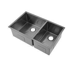 Swiss Madison Rivage 33" x 20" Dual Basin, Undermount Kitchen Sink - SM-KU725 - The Home Selection