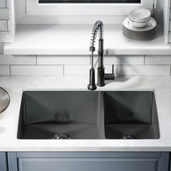 Swiss Madison Rivage 33" x 20" Dual Basin, Undermount Kitchen Sink - SM-KU725 - The Home Selection