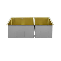 Swiss Madison Rivage 33" x 20" Dual Basin, Undermount Kitchen Sink - SM-KU725 - The Home Selection