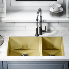 Swiss Madison Rivage 33" x 20" Dual Basin, Undermount Kitchen Sink - SM-KU725 - The Home Selection