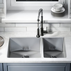 Swiss Madison Rivage 33" x 20" Dual Basin, Undermount Kitchen Sink - SM-KU725 - The Home Selection