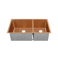 Swiss Madison Rivage 33" x 20" Dual Basin, Undermount Kitchen Sink - SM-KU725 - The Home Selection