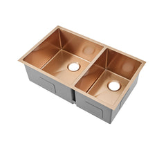 Swiss Madison Rivage 33" x 20" Dual Basin, Undermount Kitchen Sink - SM-KU725 - The Home Selection