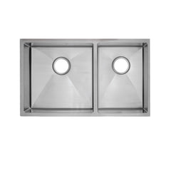 Swiss Madison Rivage 33" x 20" Dual Basin, Undermount Kitchen Sink - SM-KU725 - The Home Selection