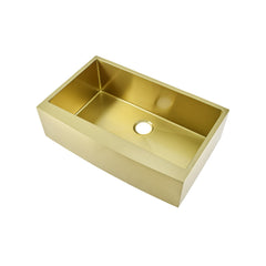 Swiss Madison Rivage 33" x 21" Stainless Steel, Single Basin, Farmhouse Kitchen Sink with Apron - SM-KS758 - The Home Selection