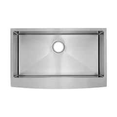 Swiss Madison Rivage 33" x 21" Stainless Steel, Single Basin, Farmhouse Kitchen Sink with Apron - SM-KS758 - The Home Selection