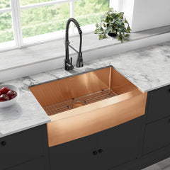 Swiss Madison Rivage 33" x 21" Stainless Steel, Single Basin, Farmhouse Kitchen Sink with Apron - SM-KS758 - The Home Selection