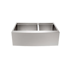 Swiss Madison Rivage 33 x 22 Dual Basin Apron Kitchen Workstation Sink - SM-KS785 - The Home Selection