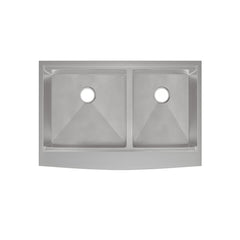 Swiss Madison Rivage 33 x 22 Dual Basin Apron Kitchen Workstation Sink - SM-KS785 - The Home Selection
