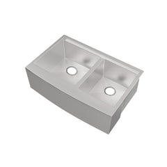 Swiss Madison Rivage 33 x 22 Dual Basin Apron Kitchen Workstation Sink - SM-KS785 - The Home Selection