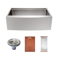 Swiss Madison Rivage 33 x 22 Single Basin Apron Kitchen Workstation Sink - SM-KS780 - The Home Selection