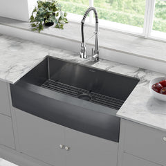 Swiss Madison Rivage 36" x 21" Stainless Steel, Single Basin, Farmhouse Kitchen Sink with Apron - SM-KS761 - The Home Selection