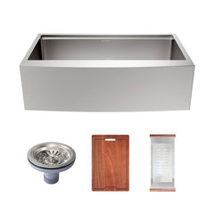 Swiss Madison Rivage 36 x 22 Single Basin Apron Kitchen Workstation Sink - SM-KS786 - The Home Selection