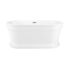 Swiss Madison Santorini 60" Freestanding Tub Glossy White - SM-FB591 - The Home Selection