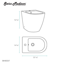 Swiss Madison St. Tropez Bidet - SM-BD227 - The Home Selection