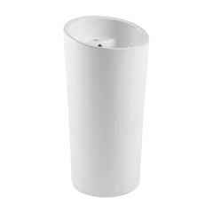 Swiss Madison St. Tropez Circular One-Piece Pedestal Sink - SM-PS310 - The Home Selection