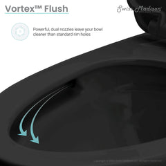 Swiss Madison St. Tropez One-Piece Elongated Toilet, 10" Rough-In 1.1/1.6 gpf - SM-1T274 - The Home Selection