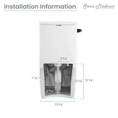 Swiss Madison St. Tropez One Piece Elongated Toilet Side Flush 1.28 gpf, Black Hardware - SM-1T253HB - The Home Selection