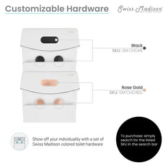 Swiss Madison St. Tropez One-Piece Elongated Toilet Vortex™ Dual-Flush 1.1/1.6 gpf - SM-1T254 - The Home Selection