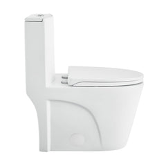 Swiss Madison St. Tropez One-Piece Elongated Toilet Vortex™ Dual-Flush 1.1/1.6 gpf - SM-1T254 - The Home Selection