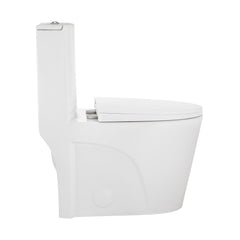 Swiss Madison St. Tropez One-Piece Elongated Toilet Vortex™ Dual-Flush 1.1/1.6 gpf - SM-1T254 - The Home Selection