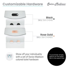 Swiss Madison St. Tropez One-Piece Elongated Toilet Vortex™ Dual-Flush 1.1/1.6 gpf - SM-1T254 - The Home Selection